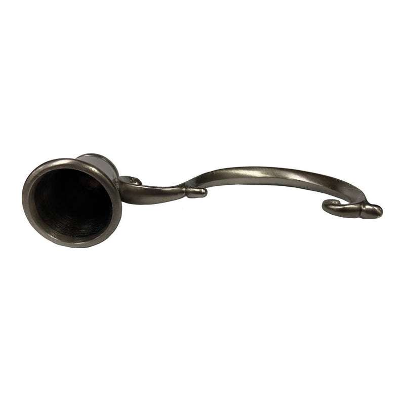 Early American Colonial Style Pewter-Plated Candle Snuffer