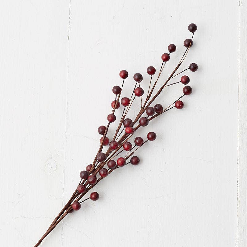 Dark Burgundy Artificial Berry Sprays