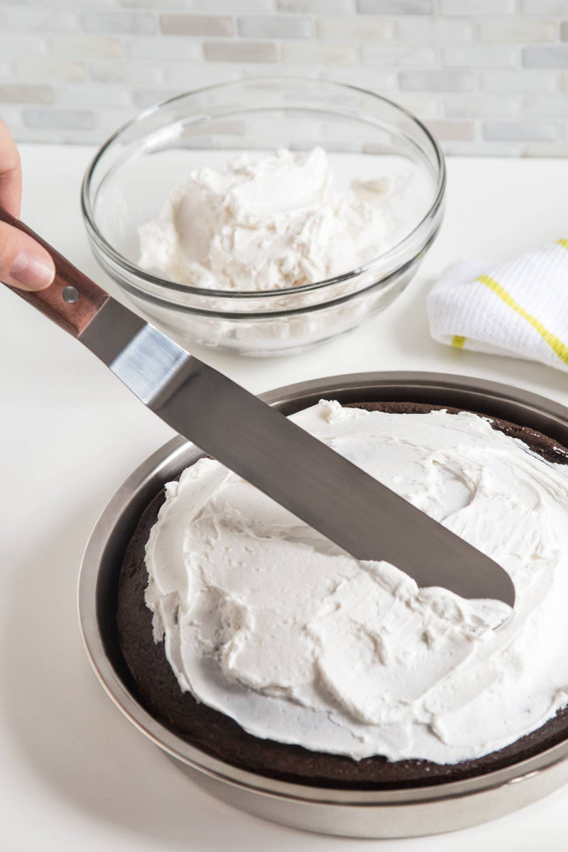 Offset Icing Spatula, Stainless Steel, 8"