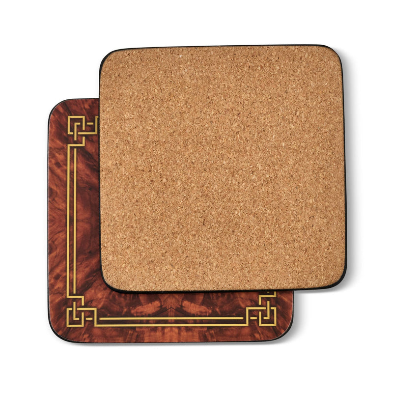 Burled Walnut Coasters Set of 6