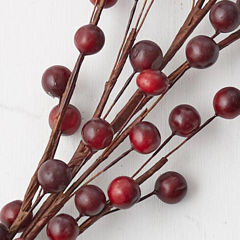 Dark Burgundy Artificial Berry Sprays