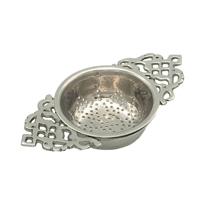 Nickel Plated Tea Strainer- Antique Vintage Style | Teaware