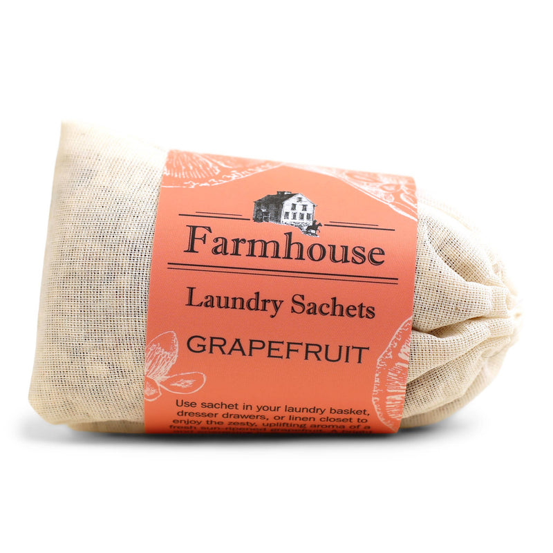 Natural Lightly Fragranced Laundry Sachets: Grapefruit