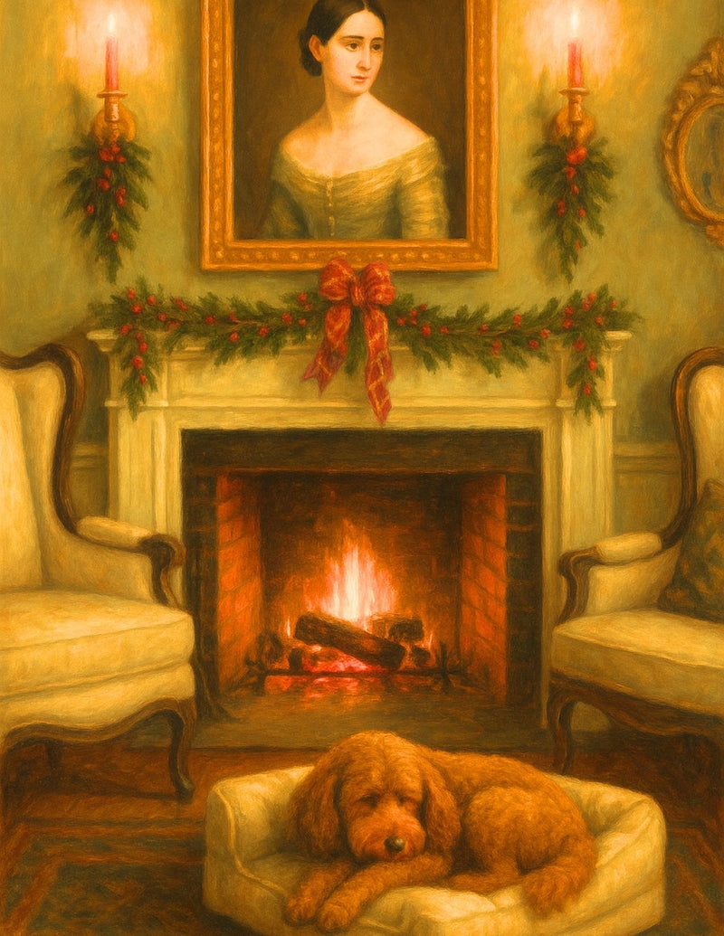 Christmas Cards - Willow By The Fire
