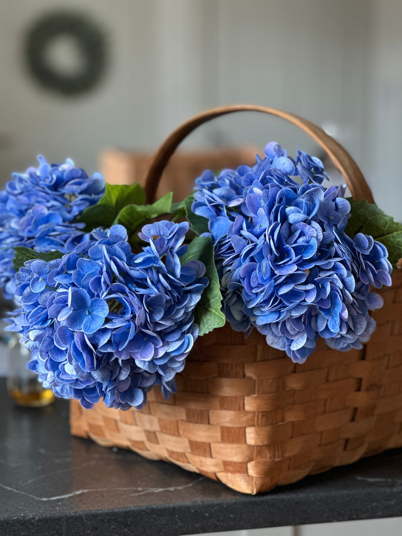 Hydrangea Real Touch Flower : Deep Blue