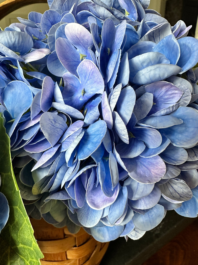 Hydrangea Real Touch Flower : Deep Blue
