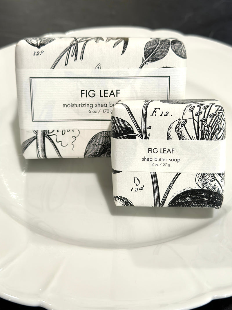 Fig Leaf Bar Soap and Guest Soap