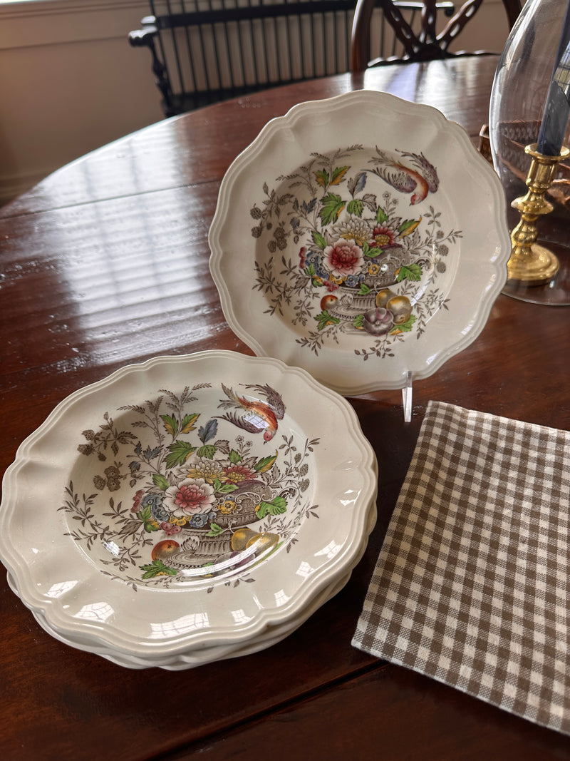 Set of Four Royal Doulton Hampshire Bowls | English Transferware | Classic Table Setting