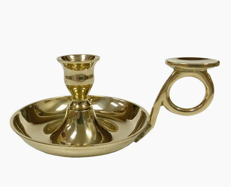 Solid Brass Chamberstick