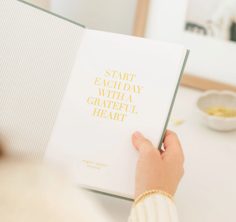 Gratitude Journal, Pen, and Bookmark Box