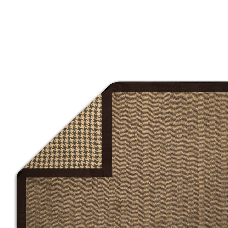 European Highland 50x70 Reversible Throw Blanket Tan Black