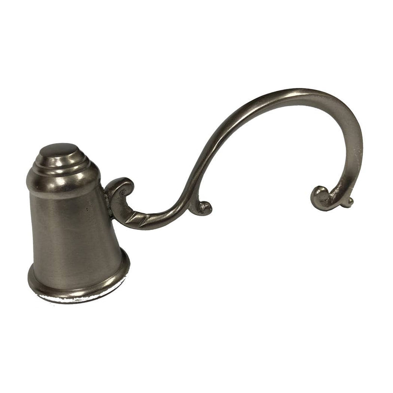 Early American Colonial Style Pewter-Plated Candle Snuffer