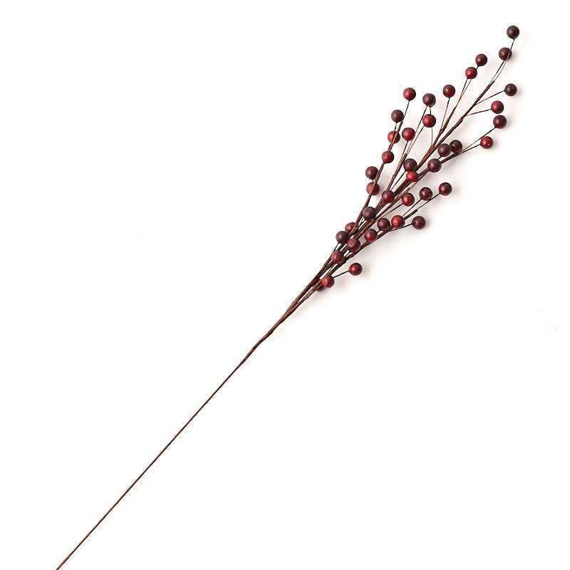 Dark Burgundy Artificial Berry Sprays